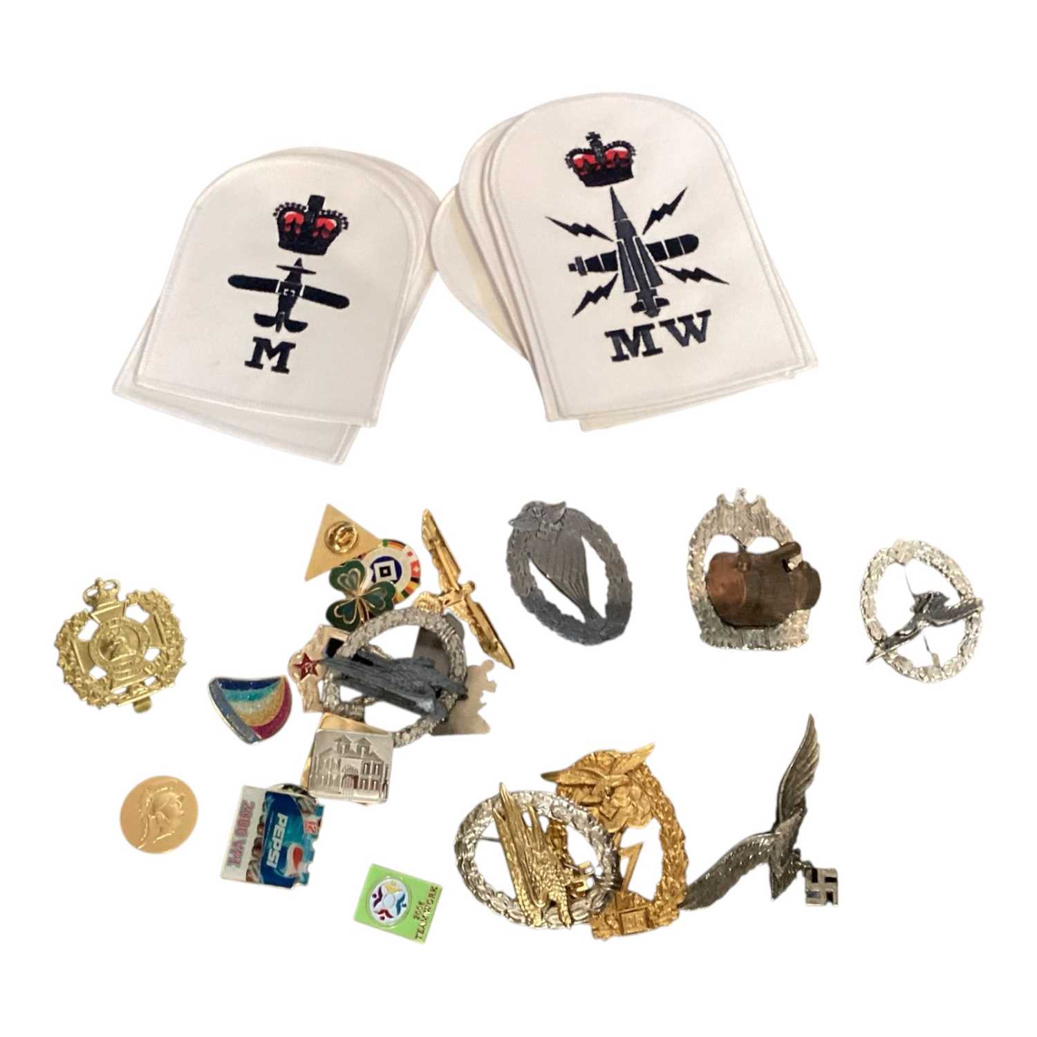 Lot 254 - German Nazi badges together with other
