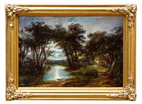 Lot 1245 - Robert Burrows (1810 - 1883), pair oils on...