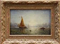 Lot 1096 - Adolphus Knell (1805 - 1875), oil on board -...