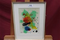 Lot 1155 - *Joan Miro (1893 - 1983), lithograph -...
