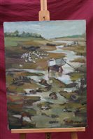 Lot 1202 - Ferdinand, 20th century French School oil on...