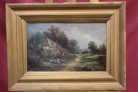 Lot 1215 - William E. Ellis (1869 - 1923), oil on canvas -...