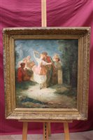 Lot 1220 - M. Zuckerman, 20th century oil on canvas laid...