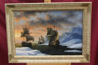 Lot 1223 - James Hardy, 20th century oil on canvas laid...