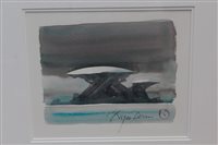 Lot 1232 - Roger Dean (b. 1944), mixed media with acrylic...