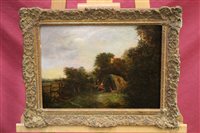 Lot 1181 - 19th century East Anglian School oil on panel -...