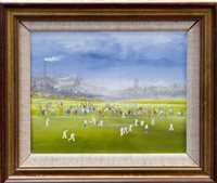 Lot 1193 - *Braaq (Brian Shields 1951 - 1997), oil on...