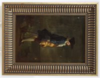Lot 1252 - 18th century English School oil on board -...