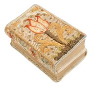 Lot 820 - Late 19th century silk and finely embroidered...