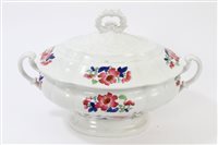 Lot 23 - Early 19th century Chamberlains Worcester soup...