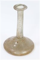 Lot 36 - Old, possibly Roman, iridescent glass bottle...