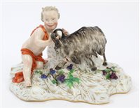 Lot 37 - 19th century German porcelain figure group of...