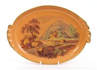 Lot 50 - Early 19th century Davenport Chalcedony ground...