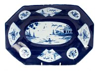 Lot 51 - 18th century Bow baking dish, circa 1765, of...