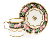Lot 57 - Fine early 19th century Paris porcelain coffee...