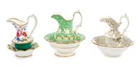 Lot 69 - Three 19th century Staffordshire miniature...