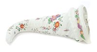 Lot 80 - 18th century Worcester cornucopia wall pocket,...