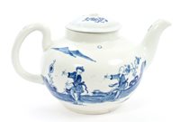 Lot 89 - 18th century Worcester blue and white...