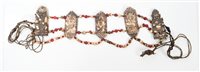 Lot 695 - Antique Tibetan ritual necromancer's carved...