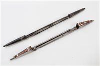 Lot 711 - Rare 19th century pietra dura and steel needle...