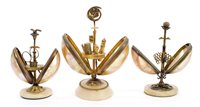 Lot 725 - 19th century Continental novelty abalone and...