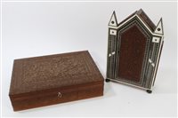 Lot 756 - 19th century Indian Vizagapatam inlaid...