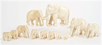 Lot 757 - Impressive herd of twelve early 20th century...