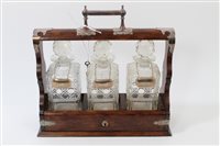 Lot 769 - Late 19th / early 20th century oak and silver...