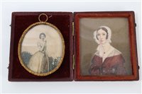 Lot 795 - English School, circa 1820, half-length...