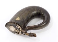 Lot 823 - Fine 18th century Scottish horn and white...