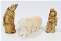 Lot 848 - Pair of 18th / 19th century Chinese carved...