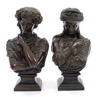 Lot 856 - Jean Baptiste Clésinger (1814 - 1883), near...