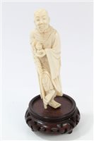 Lot 872 - Late 19th / early 20th century Japanese carved...