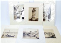 Lot 879 - Set of six late 19th century Grand Tour...