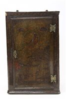Lot 1355 - George III chinoiserie lacquered hanging...