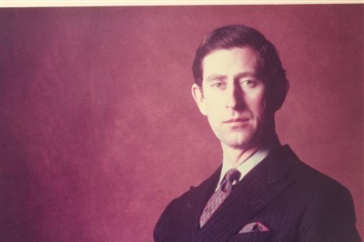 Lot 75 - Prince Charles Prince of Wales - large signed...