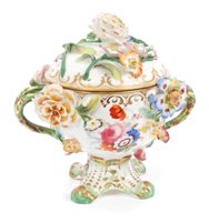Lot 53 - Early 19th century Coalbrookdale two-handled...