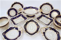 Lot 64 - Early 19th century English part dessert...