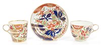 Lot 78 - Early 19th century Chamberlains Worcester trio...