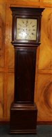Lot 1171 - Early 19th century eight day longcase clock,...