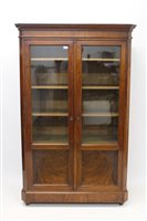 Lot 1279 - 19th century Continental mahogany display...