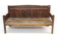 Lot 1280 - Early, possibly 18th century, primitive joined...