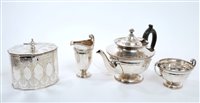Lot 374 - Good quality Victorian silver plated biscuit...