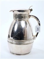 Lot 375 - 19th century American silver plated lemonade...