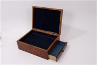 Lot 760 - 19th century yewwood and tulipwood crossbanded...