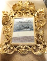 Lot 1353 - Ornate 19th century Neapolitan giltwood wall...