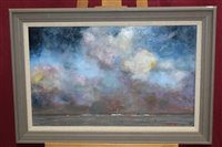 Lot 913 - David Ross oil on board - Mersey Quarters,...
