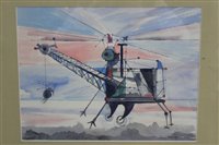 Lot 963 - Joyce Pallot (1912-2004) watercolour - A...