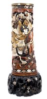 Lot 779 - Impressive 19th century Japanese carved bamboo...