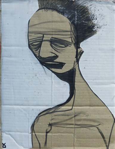 Lot 1121 - *Adam Neate (born 1977), oil on cardboard,...